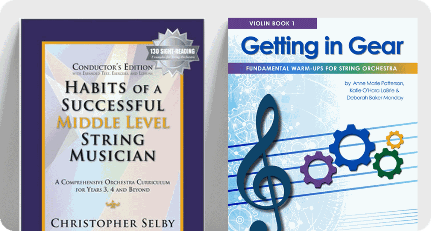 String music method book covers.