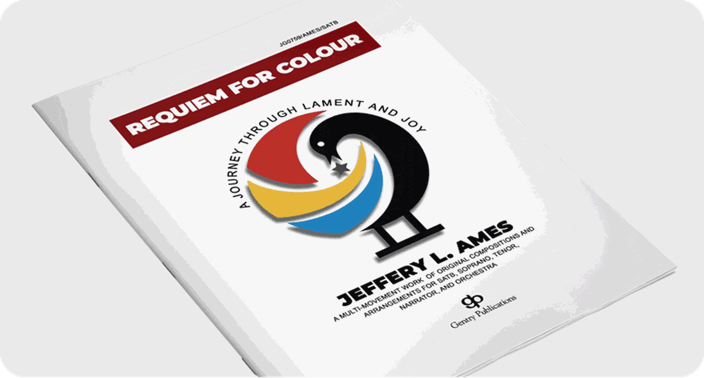 Requiem for Colour sheet music cover.